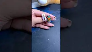 ✨Navratri nail art design #nailart2024 #youtubeshorts #shortsfeed #nailart #navratri #nails #dandiya