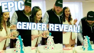 THE BEST GENDER REVEAL PARTY! CHRISTMAS Gender Reveal Party IDEA!