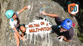 Melting Hot Slab = PROTECTION Needed: Petzl Boreo + Borea Helmets | Climbing Daily Ep.1729