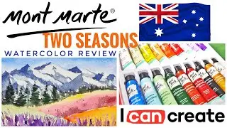 Mont Marte Two Seasons Watercolor Review ; Are opaque paints always chalky?