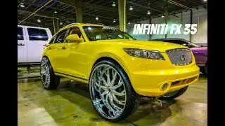 Infiniti FX 35 on 32 inch Savini Wheels in HD (Must See)