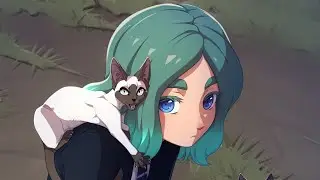 Petting ALL THE CATS - Inazuma Eleven: Victory Road - FanArt SpeedPaint (Full Process)
