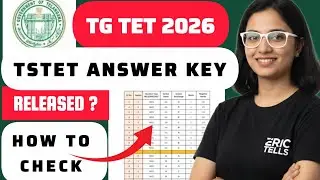 tg tet answer key 2026 | telangana tet answer key 2026