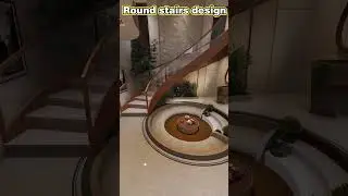 round stairs design #shortvideo #home #designerghar #trendingshorts #living #livingroom