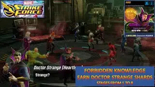 [*/\*] Marvel Strike Force - FORBIDDEN KNOWLEDGE (Earn Doctor Strange Heartless Shards) - Hard
