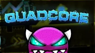 Geometry Dash [2.11] - Quadcore - [By Dudex] - (3 coins) - TheKarlYouTube