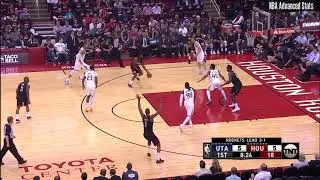 MVP James Harden Kickout + Skip passing Highlights in 2018 Playoffs vs Utah