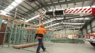 Moving materials safely on a construction site