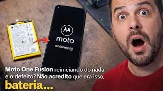 Moto one fusion reiniciando do nada,olha o defeito simples.