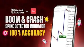 Boom and crash spike Detector indicator  | Bukhari Academy