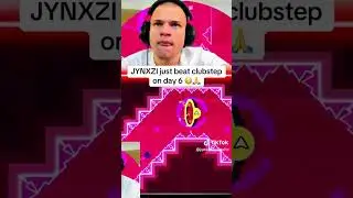 JYNXI JUST BEAT CLUBSTEP!!!!! #gd #jynxzi #funny #geometrydash #clashroyale #gaming #finally