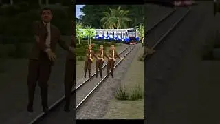 mr dean dance and train vfx funny magic video #shorts #youtubeshorts