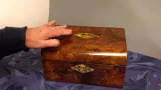 Victorian Burr Walnut Box