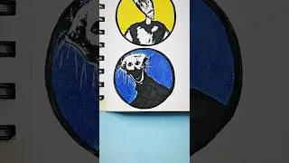 Speed drawing Analog Horror the Boiled One 😱 #shorts #horror #analoghorror #creepy #drawing