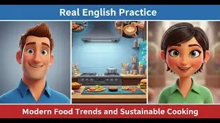 LEARN ENGLISH: Modern Food Trends & Sustainable Cooking 🍔🥗