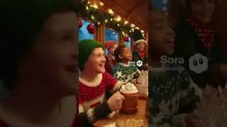 Santa&rsquo;s Magical Mountain Train #viralshort #viralvideo #story