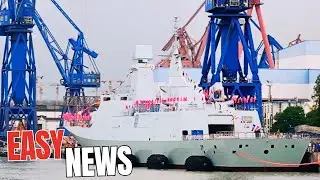Modernization of the Chinese Navy in 2023: a project 054B frigate was put on the assembly line
