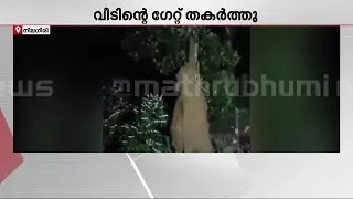 നീലഗിരിയില്&zwj; കാട്ടാനയുടെ പരാക്രമം; വീടിന്റെ ഗേറ്റ് തകര്&zwj;ത്തു | Neelagiri
