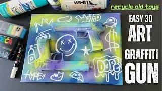 How to Make Easy 3D Art - Graffiti Gun