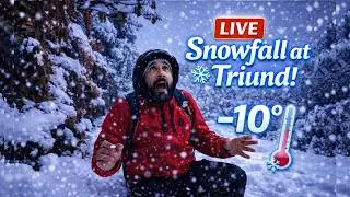 -10&deg;C Mein Bhai Freeze Ho Gaya 😂❄️ | Triund Snowfall