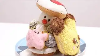 🍩Pokemon Donuts Pikachu and Ditto Donuts Tree Japanese Donut Shop Misdo