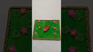 Super Clay দিয়ে পদ্ম বিল বানানো 🪷🪷#foryou #poddo #shortyoutubevideo #diy