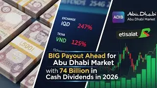 BIG Payout Ahead for Abu Dhabi Market with 74 Billion in Cash Dividends in 2026