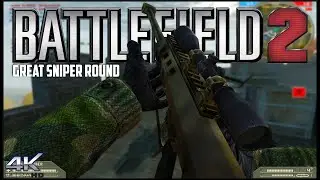 Battlefield 2 Great Wall Great Sniper Round | 4K