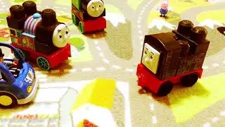 Police Lego Car, Thomas & Friends -  Duplo, Peppa Pig playing Toy City