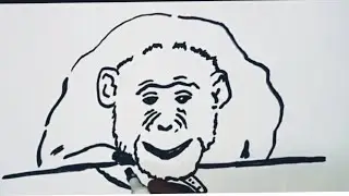 How to draw a Monkey Step by Step | Monkey Drawing Lesson