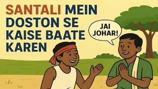 Santali mein Doston ke saath kaise #santhali bhasha