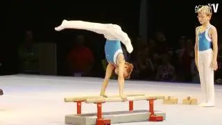 Auftritt S&auml;chsische Meister Turnen Eric Pohl & Maximilian Krasse (SC Riesa) beim Sachsenpokal 2012