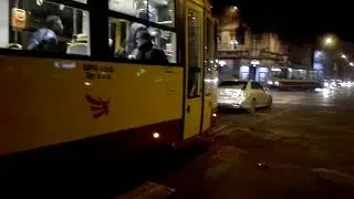 Stłuczka MPK Ł&oacute;dź z Mercedesem w Walentynki 14.02.2018