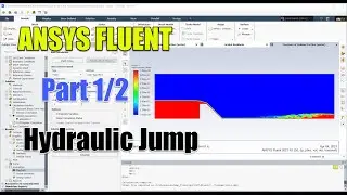 ✅ #Ansys Fluent Tutorial | Hydraulic Jump Tutorial | Part 1/2