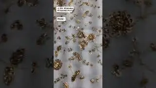 georgette sequence work fabric, sequence work fabric price,