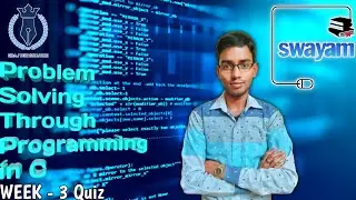 NPTEL Problem Solving Through Programming In C Week-3 Quiz Assignment Solution July Session 2023