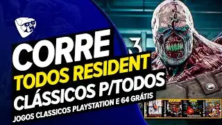 CORRE! Todos RESIDENT EVIL Cl&aacute;ssicos GR&Aacute;TIS P/TODOS AGORA! JOGOS CLASSICOS Playstation E 64 GR&Aacute;TIS