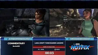 Tomb Raider Legend Race of RandomPinkBunny v SmoothOperative in 46:48 - Frame Fatales May 2019