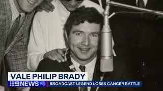 Philip Brady Tributes 9  and 7 News Melbourne 11 Feb 2025