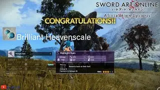 How To Get Brilliant Heavenscale, Midnight Rain | Sword Art Online: Alicization Lycoris