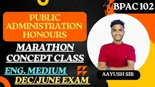 BPAC 102 HINDI ADMINISTRATIVE THINKERS | Impo question | BA PUBLIC ADMINISTRATION | IGNOU WALAY