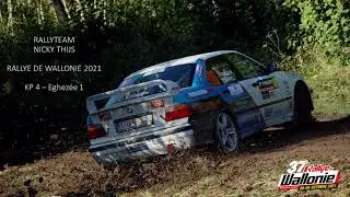ONBOARD Rallye de Wallonie 2021 | KP4 | Eghez&eacute;e 1 | Thijs - Mievis | BMW M3 E36
