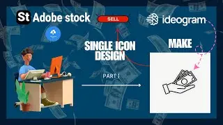 How to Make Money with Icon Design | Sell on Adobe Stock | Ideogram Tutorial - Part 1