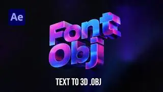 FontObj for After Effects