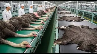Inside the Ostrich Leather Factory &ndash; Why This Exotic Skin Is Worth More Than Gold (Full Process)