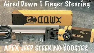 APEX Steering Booster allows 1 Finger Steering In 4LO For ALL Jeep JL Wranglers & Gladiators!