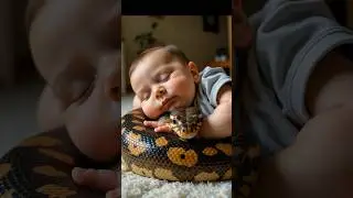 🤪 This Baby & Snake Friendship Will Shock You! 🐍👶💖#shorts