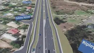 Ripley Road and Fischer Road Upgrade project flythrough