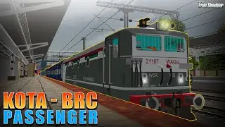 59832 Kota - Vadodara Passenger || कोटा - वडोदरा पैसिंजर || western railways || openrail || msts ||