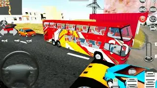 Bus game indian road map drive 🎮 bus wala game// bus game 2025
